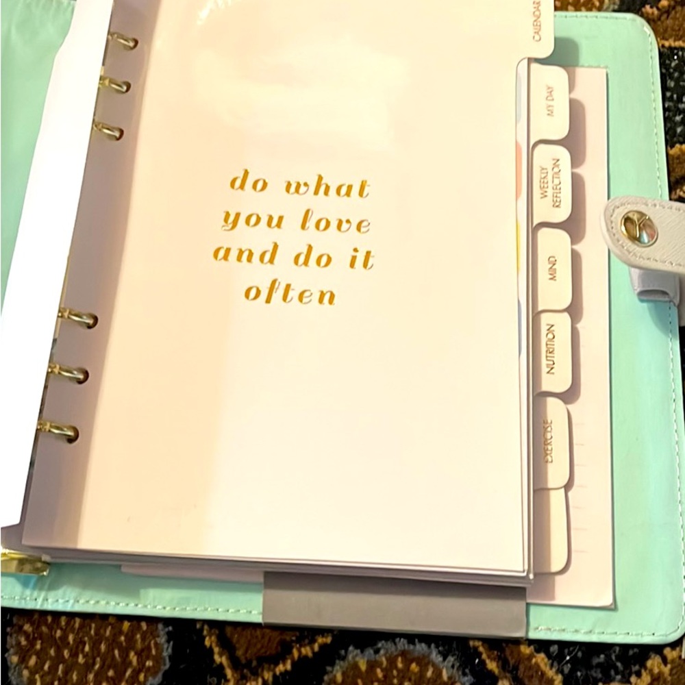 Kikki K fitness planner